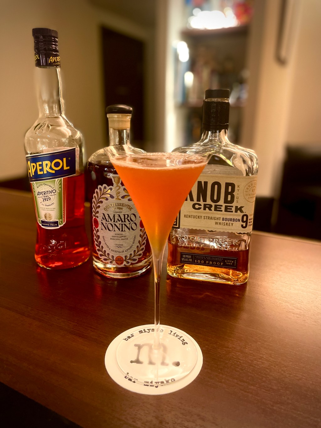 cocktail: paper plane (updated)
