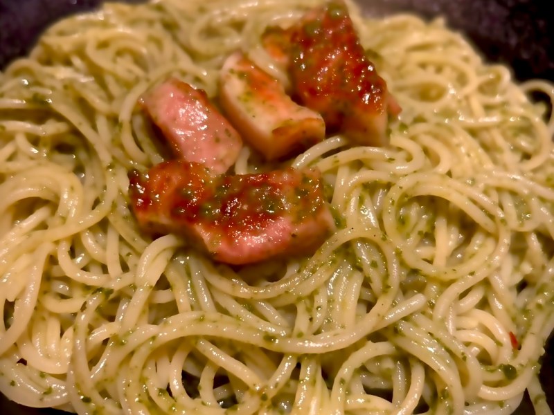 bar miyako living: basil&nbsp;pasta